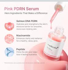 Salmon DNA PDRN Pink Peptide Serum Pink Glow Serum Remove Skin Darkness Hydrating Moisturizing Firming Korean Skincare